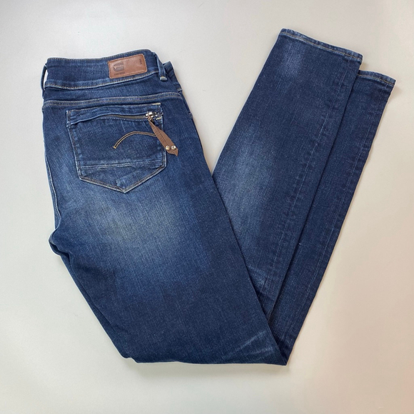 G-Star Raw Denim - Women's G-Star Raw Blue Midge Cody Mid Skinny Jeans Size 31